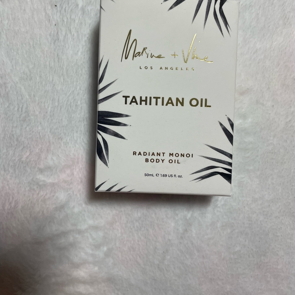 Marine and Vine TAHITIAN OIL Radiant Monoi Body Oil Made in California USA